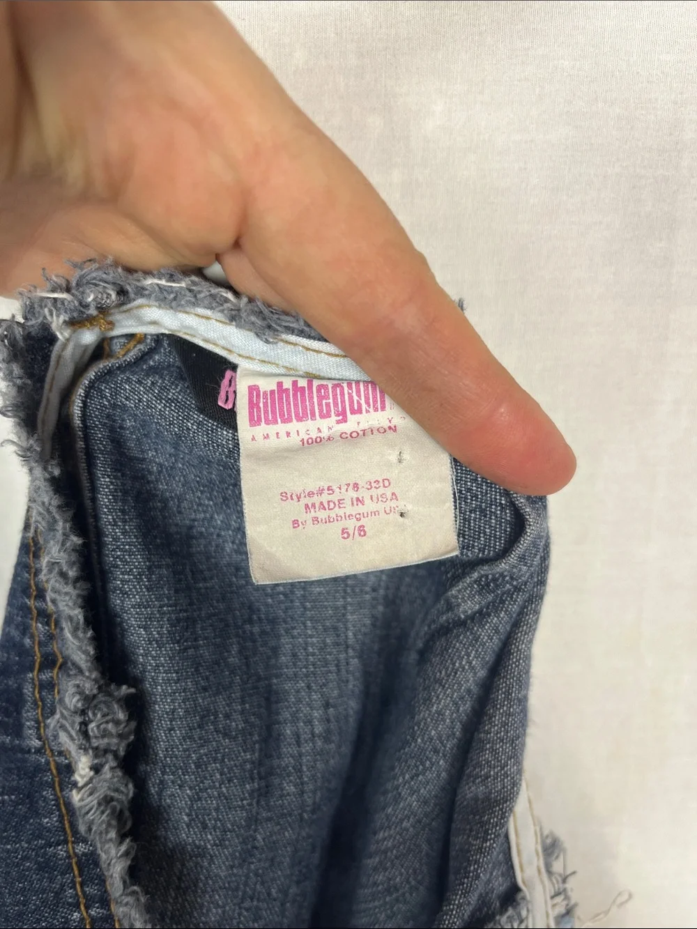 Vintage Y2K Bubblegum USA Denim Jean Maxi Skirt